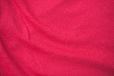 Red fabric texture background. Cloth background. Cloth texture.の写真素材