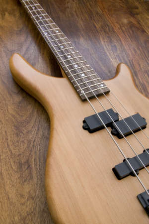 Bass guitar bodyの写真素材