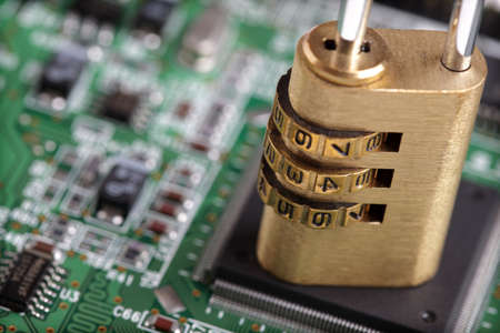 Computer security conceptの写真素材