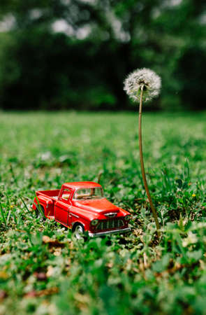 Toy car travelのeditorial素材