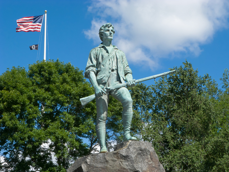 Lexington's Minuteman Statueのeditorial素材