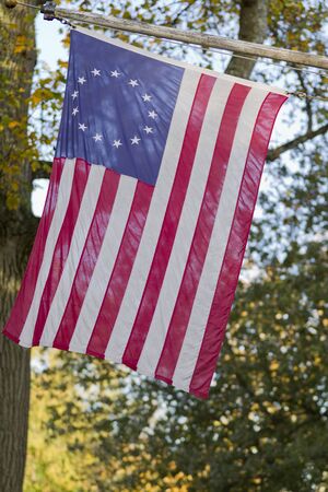 American 13-Star Flagの写真素材
