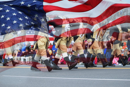Patriots Day Paradeの写真素材