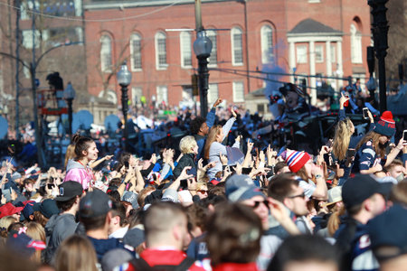 New England Patriots 53th Super Bowl Championship Parade in Boston on Feb. 5, 2019