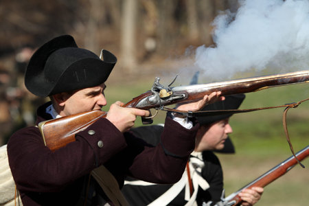 Memorial Day Celebration - Parker Revenge Battle Demonstration held in Lexington, MA on Sunday,...
