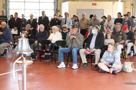 Veterans Day Celebration Held in Arlington, MA, US on Friday, November 11, 2022のeditorial素材