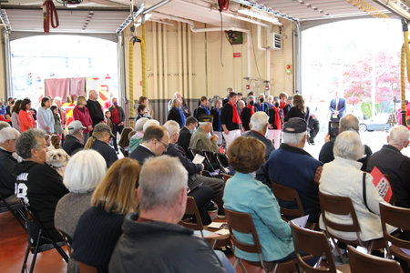 Veterans Day Celebration Held in Arlington, MA, US on Friday, November 11, 2022のeditorial素材