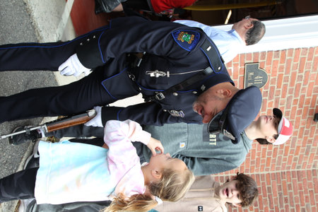 Veterans Day Celebration Held in Arlington, MA, US on Friday, November 11, 2022のeditorial素材