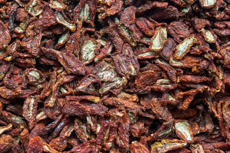 Dried tomatoes, background pictureの写真素材