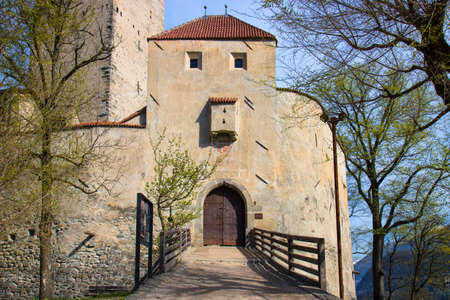 castle of Bruneck, The lovely big bishop's castleのeditorial素材