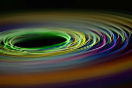 Optical Vortex abstract lightの写真素材