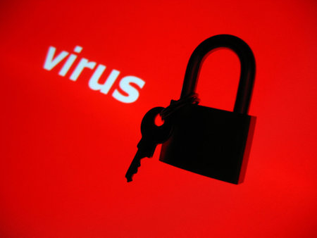 computer virusの写真素材