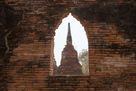 Ayutthaya Pagodaの写真素材