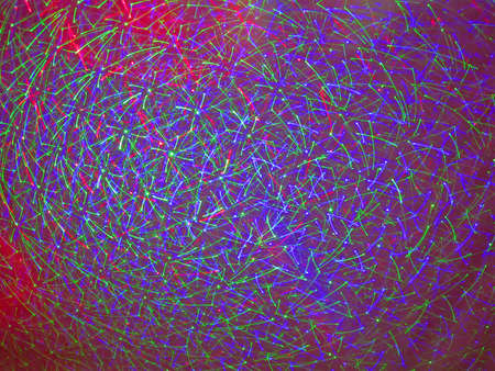 abstract random color line diversityの写真素材