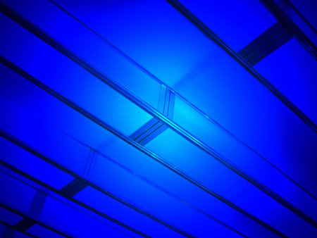 abstract new blue construction, industry details conceptの写真素材