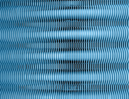 abstract blue industrial metal silver grid, imndustry texture closeup