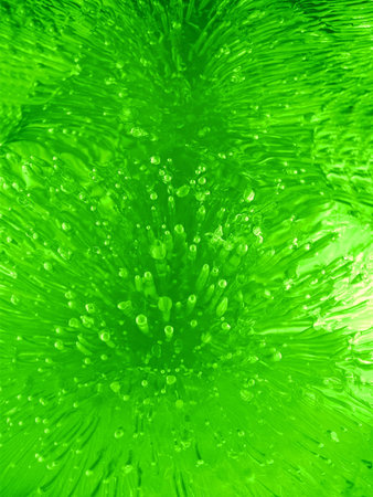 abstract green crystal details, modern technology diversityの写真素材