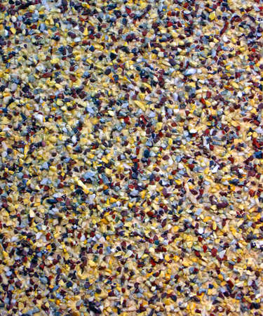 many colorful stones heap, new stone material diversityの写真素材