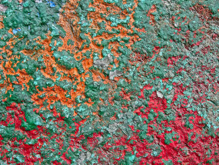 focus on center  abstract vintage wall, color diversity, nostalgia detailsの写真素材