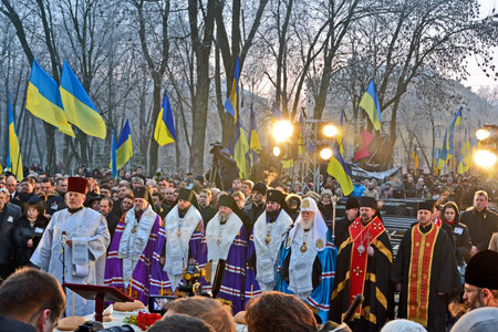KIEV - NOV 24: 79th anniversary of Holodomor marks in Kiev, Ukraine on November 24, 2012. Holodomor...
