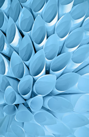blue conus pile, tubes diversity