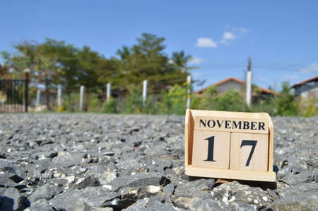 November 17, Country background for your business, empty cover background.の写真素材