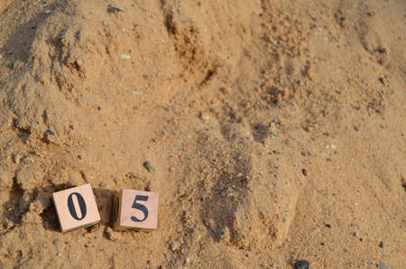 Number 2, number cube in the natural concept.の写真素材