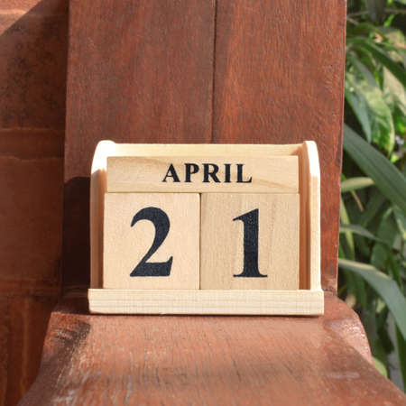 April 21, Cover Vintage background.の写真素材