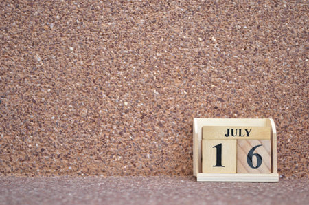 July 16, Empty gravel cover background.の写真素材