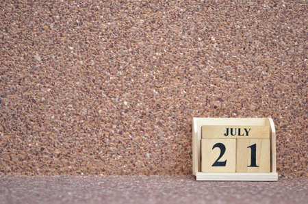 July 21, Empty gravel cover background.の写真素材