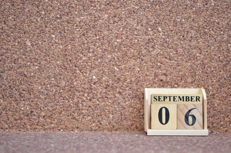 September 6, Empty gravel background for inserting your text.の写真素材