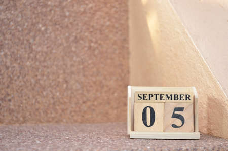 September 5, Empty gravel background for inserting your text.の写真素材