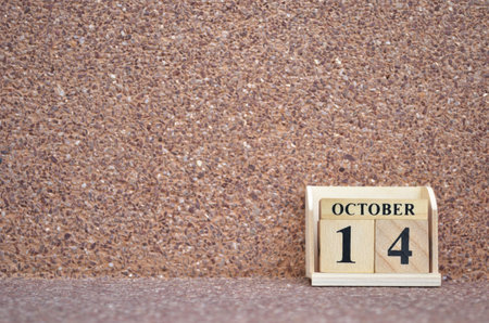 October 14, Empty gravel background.の写真素材