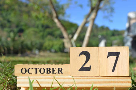 October 27, Cover natural background for your business.の写真素材