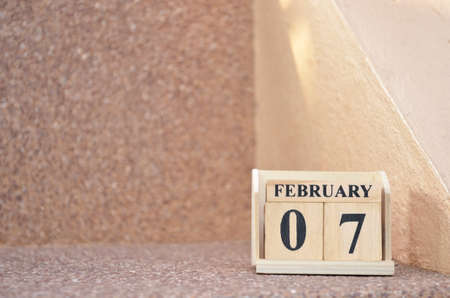 February 7, Empty gravel background.の写真素材