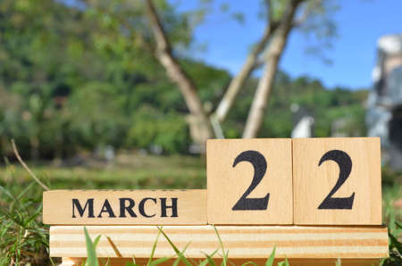 March 22, Cover the natural background for your business.の写真素材