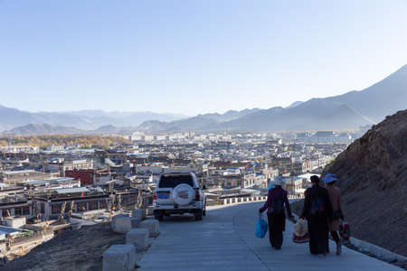 Shigatse, Tibet, Chinaのeditorial素材