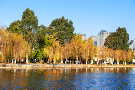 Daguan Park landscapeのeditorial素材