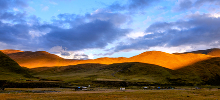 Plateau Nature sceneryの写真素材