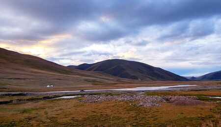 Plateau Nature sceneryの写真素材