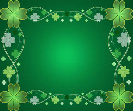 Bright postcard to St. Patrickの写真素材