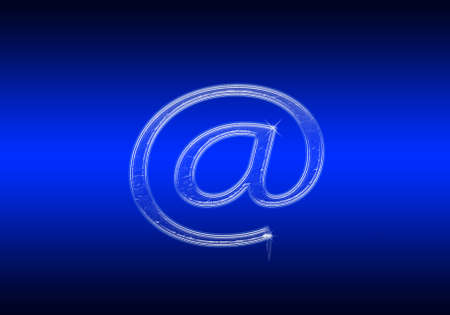 Frozen sign made of glass is often used on the Internetの写真素材