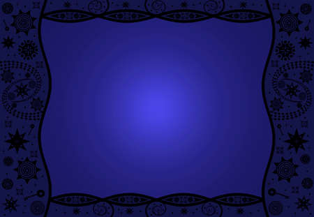 Card for congratulations with patterns in the frameの写真素材