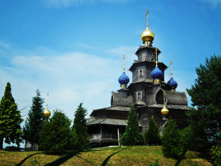 Gifhorn, Germany - July 4, 2015: Gifhorn bells palace. Russian church in Gifhorn the museumのeditorial素材