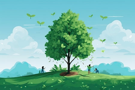 World Environment Day. Ecology and nature.の素材