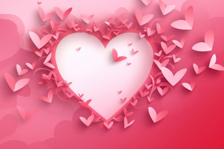 Minimal background, mock up with podium for product display,Abstract white geometry shape background minimalist Valentine's day pink background,Abstract mock up backgroundup 3D rendering.の素材