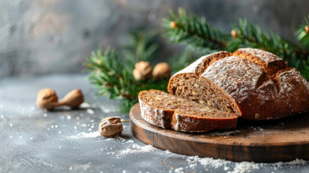 Rye bread. Finnish traditional bread.の素材