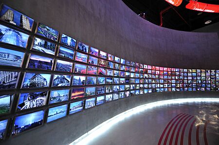 screen wall and photo wallのeditorial素材