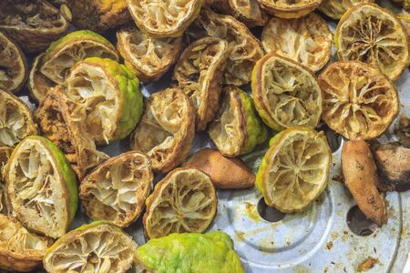 Dried bergamotの写真素材