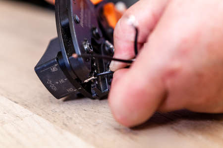 close shot of a ferrule toolの写真素材